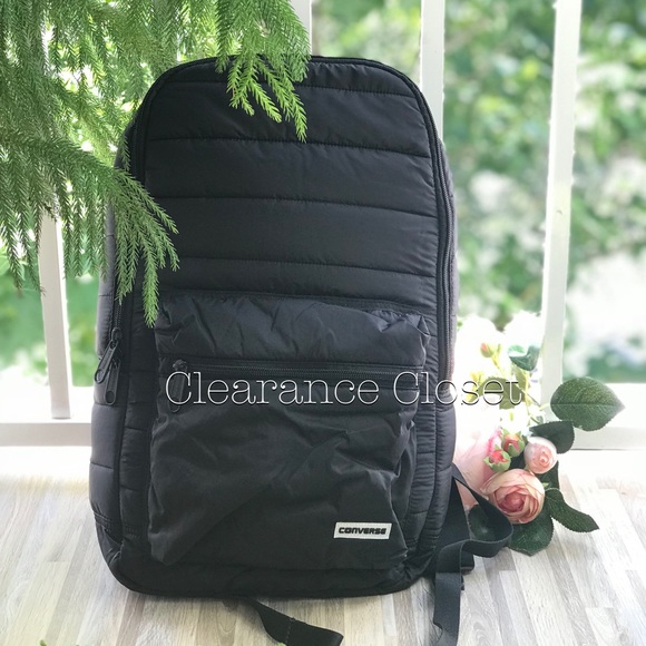 converse quilted backpack